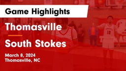 Thomasville  vs South Stokes  Game Highlights - March 8, 2024