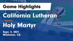 California Lutheran  vs Holy Martyr Game Highlights - Sept. 4, 2021