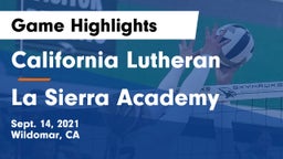 California Lutheran  vs La Sierra Academy Game Highlights - Sept. 14, 2021