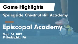 Springside Chestnut Hill Academy  vs Episcopal Academy Game Highlights - Sept. 24, 2019