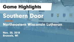 Southern Door  vs Northeastern Wisconsin Lutheran  Game Highlights - Nov. 20, 2018