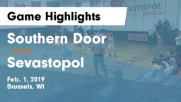 Southern Door  vs Sevastopol Game Highlights - Feb. 1, 2019