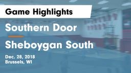 Southern Door  vs Sheboygan South  Game Highlights - Dec. 28, 2018