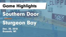 Southern Door  vs Sturgeon Bay  Game Highlights - Dec. 20, 2018