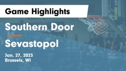 Southern Door  vs Sevastopol  Game Highlights - Jan. 27, 2023