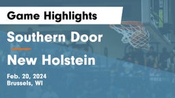 Southern Door  vs New Holstein  Game Highlights - Feb. 20, 2024