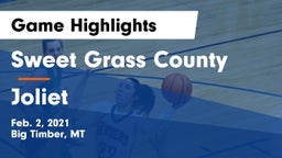 Sweet Grass County  vs Joliet  Game Highlights - Feb. 2, 2021