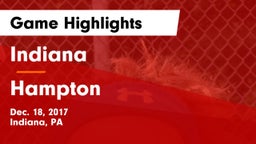 Indiana  vs Hampton  Game Highlights - Dec. 18, 2017