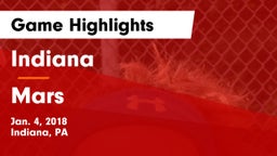 Indiana  vs Mars  Game Highlights - Jan. 4, 2018