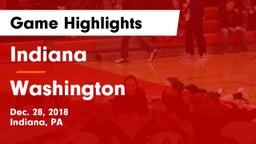 Indiana  vs Washington Game Highlights - Dec. 28, 2018