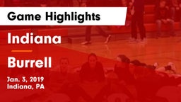 Indiana  vs Burrell  Game Highlights - Jan. 3, 2019