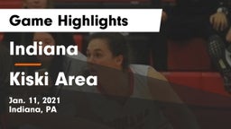 Indiana  vs Kiski Area  Game Highlights - Jan. 11, 2021