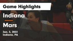 Indiana  vs Mars  Game Highlights - Jan. 3, 2022