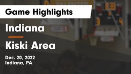 Indiana  vs Kiski Area  Game Highlights - Dec. 20, 2022