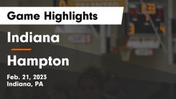 Indiana  vs Hampton  Game Highlights - Feb. 21, 2023