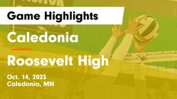 Caledonia  vs Roosevelt High Game Highlights - Oct. 14, 2023