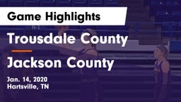 Trousdale County  vs Jackson County  Game Highlights - Jan. 14, 2020