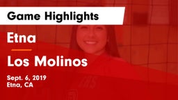 Etna  vs Los Molinos Game Highlights - Sept. 6, 2019