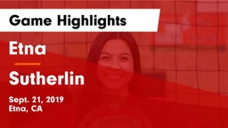 Etna  vs Sutherlin Game Highlights - Sept. 21, 2019