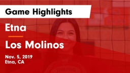Etna  vs Los Molinos Game Highlights - Nov. 5, 2019