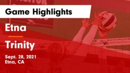 Etna  vs Trinity  Game Highlights - Sept. 28, 2021