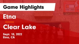 Etna  vs Clear Lake Game Highlights - Sept. 10, 2022