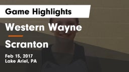 Western Wayne  vs Scranton Game Highlights - Feb 15, 2017