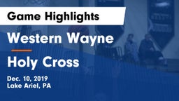 Western Wayne  vs Holy Cross  Game Highlights - Dec. 10, 2019