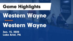 Western Wayne  vs Western Wayne  Game Highlights - Jan. 15, 2020