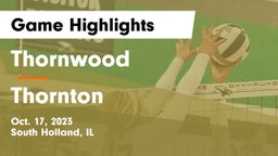 Thornwood  vs Thornton  Game Highlights - Oct. 17, 2023