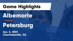 Albemarle  vs Petersburg  Game Highlights - Jan. 5, 2024