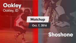 Matchup: Oakley  vs. Shoshone  2016