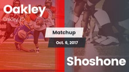 Matchup: Oakley  vs. Shoshone 2017
