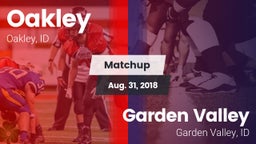 Matchup: Oakley  vs. Garden Valley  2018