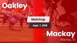 Matchup: Oakley  vs. Mackay  2018