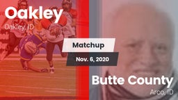 Matchup: Oakley  vs. Butte County  2020