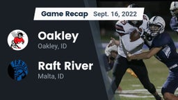 Recap: Oakley  vs. Raft River  2022