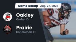 Recap: Oakley  vs. Prairie  2022