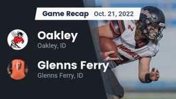 Recap: Oakley  vs. Glenns Ferry  2022