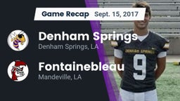 Recap: Denham Springs  vs. Fontainebleau  2017