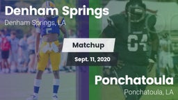 Matchup: Denham Springs High vs. Ponchatoula  2020