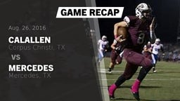 Recap: Calallen  vs. Mercedes  2016