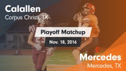 Matchup: Calallen  vs. Mercedes  2016