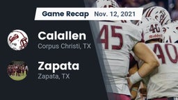 Recap: Calallen  vs. Zapata  2021