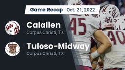 Recap: Calallen  vs. Tuloso-Midway  2022
