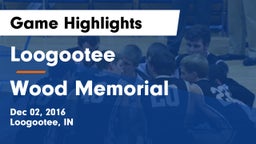 Loogootee  vs Wood Memorial  Game Highlights - Dec 02, 2016