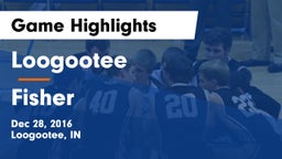 Loogootee  vs Fisher Game Highlights - Dec 28, 2016