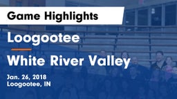 Loogootee  vs White River Valley Game Highlights - Jan. 26, 2018
