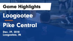 Loogootee  vs Pike Central Game Highlights - Dec. 29, 2018