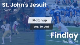 Matchup: St. John's Jesuit vs. Findlay  2016